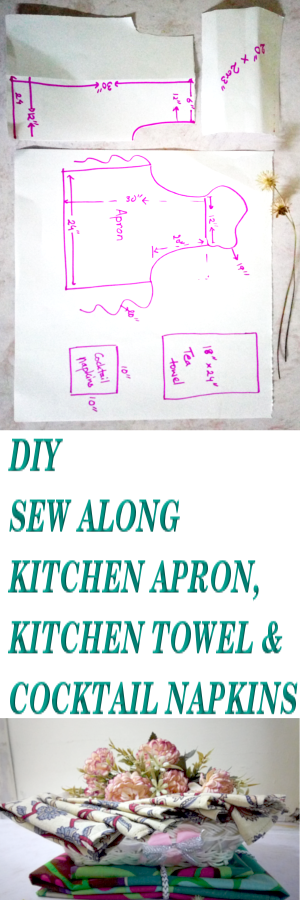 Draft-&-Sew-Kitchen-apron-towel-&napkins