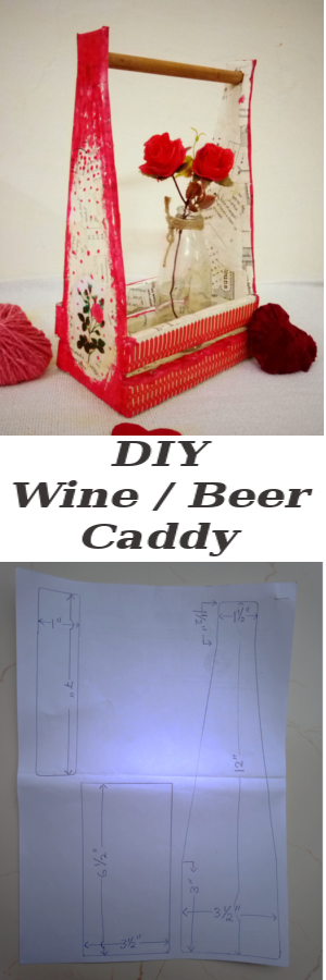 DIY-Wine-Beer-Caddy-From-Cardboard